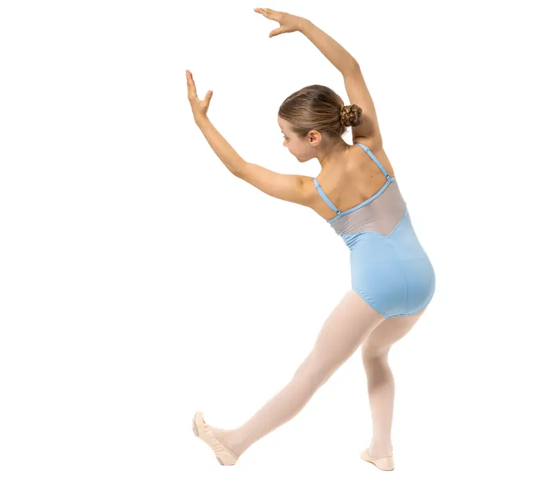 Capezio Lake leotard, dressz vékony pánttal - Világoskék Capezio
