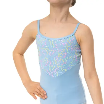 Capezio Lake leotard, dressz vékony pánttal - Világoskék Capezio