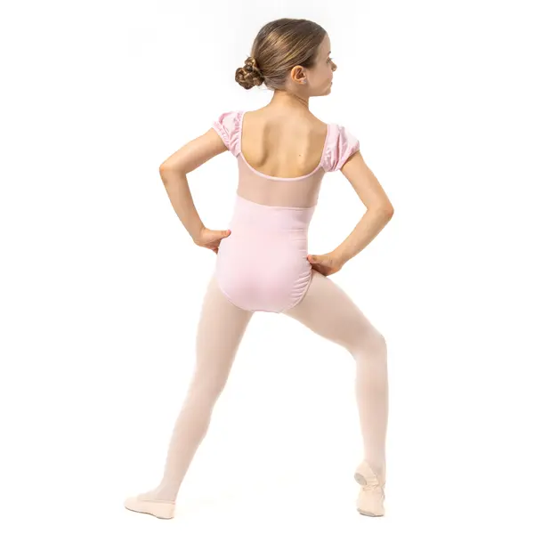 Capezio Lotus leotard, rövid ujjú dressz lányoknak