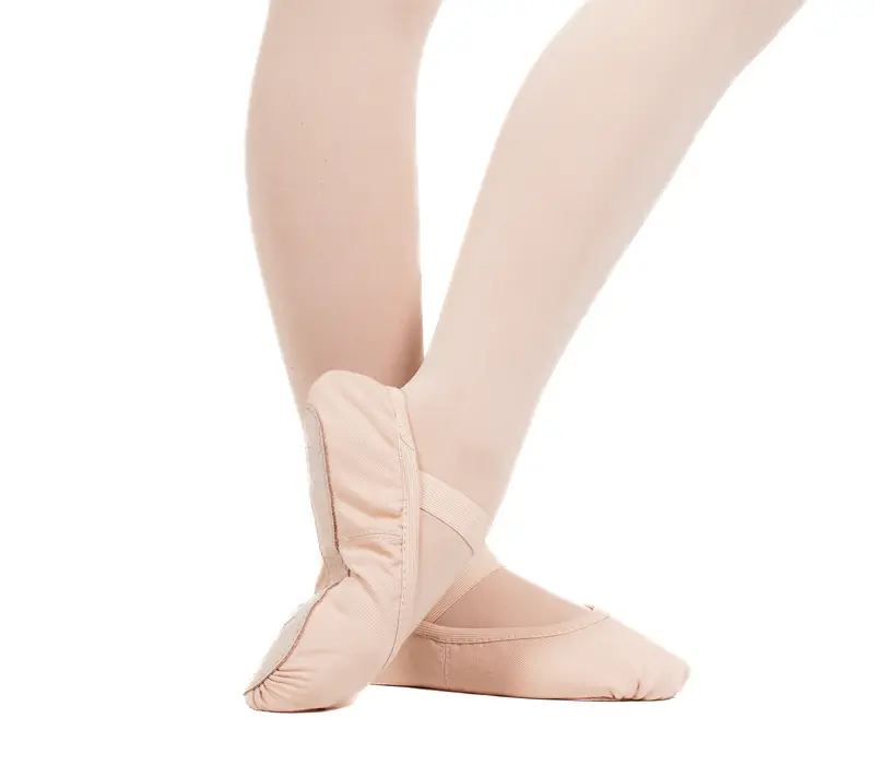 Capezio Luna, gyerek bőr gyakorló cipő - Balett rózsaszín Capezio