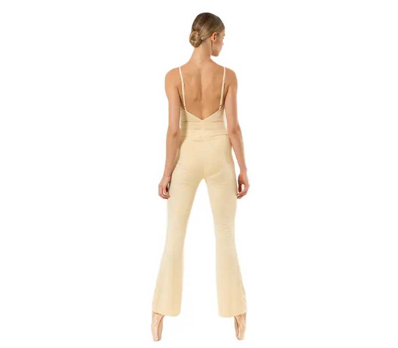 Capezio Memory Flare Legging, női nadrág - Világossárga - Butter Capezio