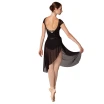 Capezio Meryl Mesh Yoke Short Sleeve, rövid ujjú, balett dressz Capezio Meryl Mesh Yoke Short Sleeve, rövid ujjú, balett dressz