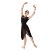 Capezio Meryl Mesh Yoke Short Sleeve, rövid ujjú, balett dressz Capezio Meryl Mesh Yoke Short Sleeve, rövid ujjú, balett dressz