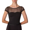 Capezio Meryl Mesh Yoke Short Sleeve, rövid ujjú, balett dressz Capezio Meryl Mesh Yoke Short Sleeve, rövid ujjú, balett dressz