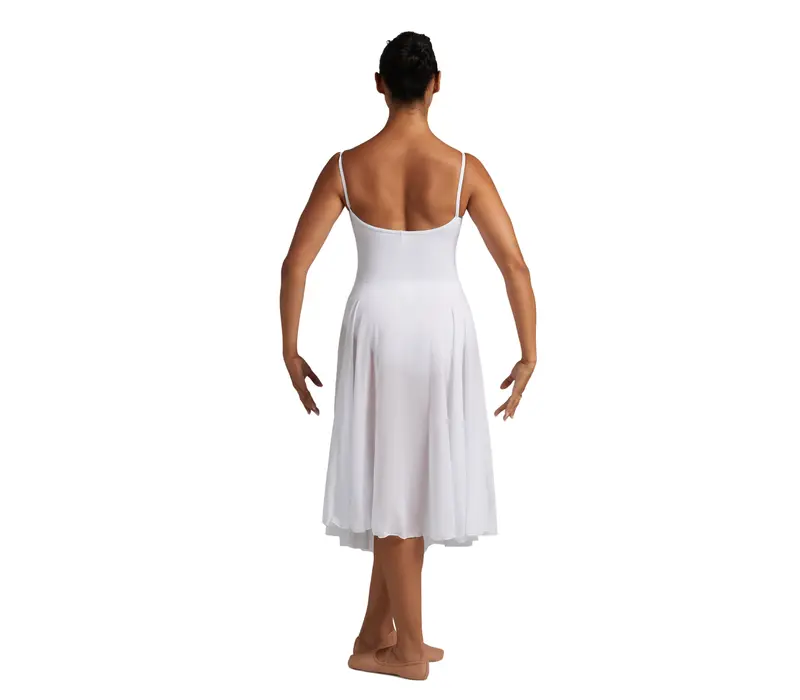 Capezio Mid Calf Full Circle skirt, női körszoknya - Fehér