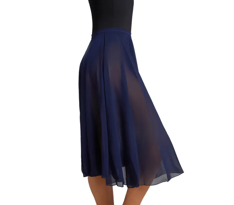 Capezio Mid Calf Full Circle skirt, női körszoknya - Tengerészkék