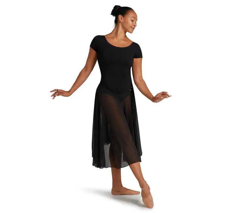 Capezio Mid Calf Full Circle skirt, női körszoknya - Fekete