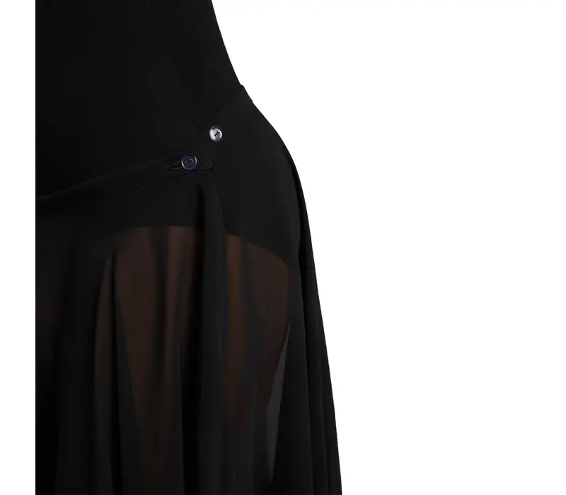 Capezio Mid Calf Full Circle skirt, női körszoknya - Fekete