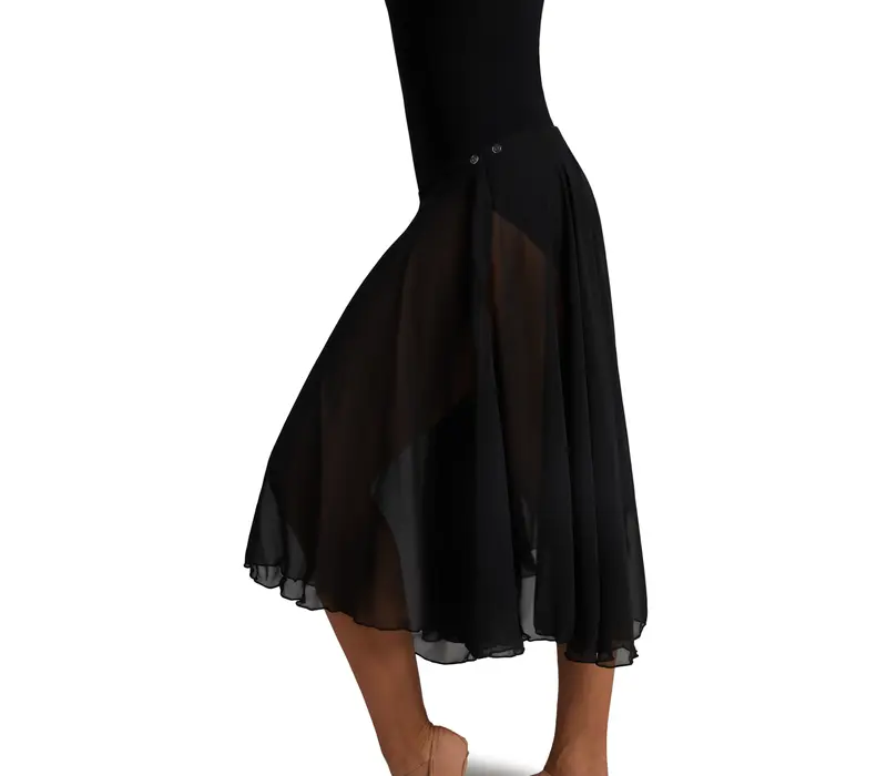 Capezio Mid Calf Full Circle skirt, női körszoknya - Fekete