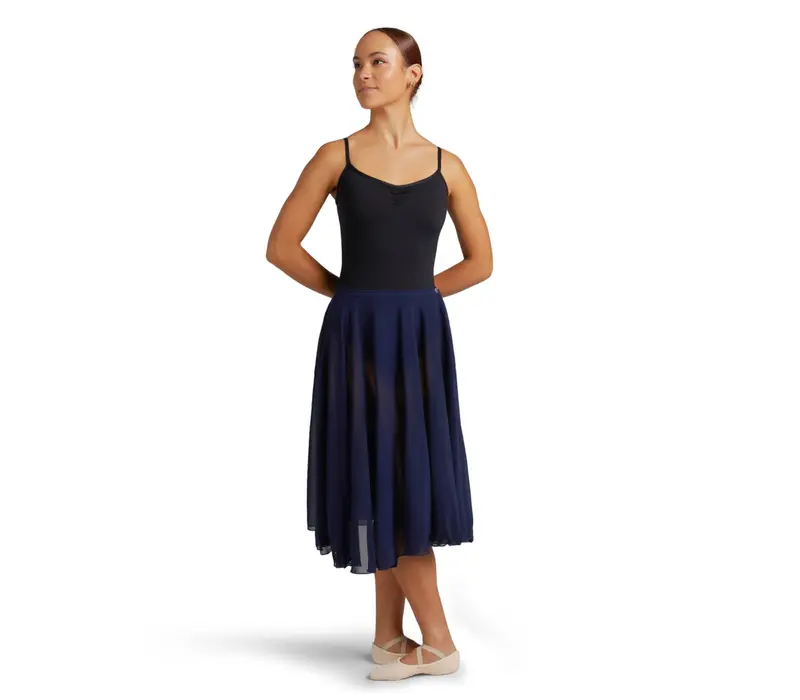 Capezio Mid Calf Full Circle skirt, női körszoknya - Tengerészkék