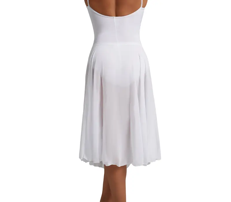 Capezio Mid Calf Full Circle skirt, női körszoknya - Fehér