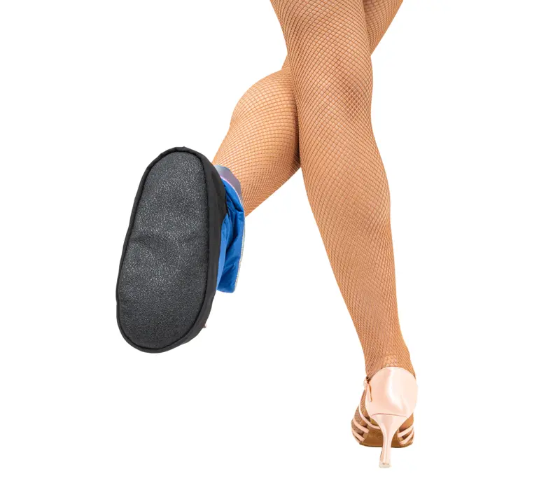 Capezio Ballroom booties, lányka melegítő lábbeli - metál rainbow