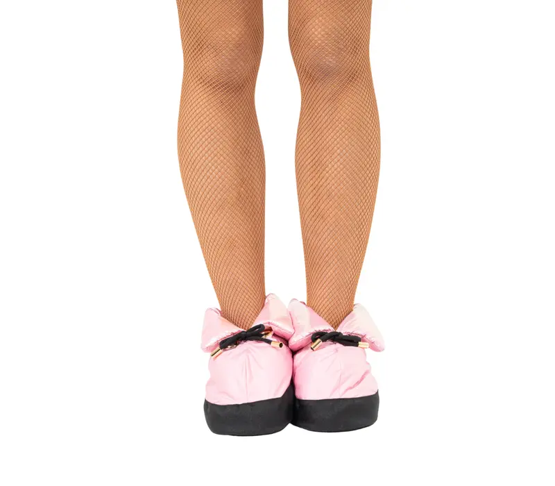 Capezio Ballroom booties, melegítő lábbeli - metál pasztell rózsaszín
