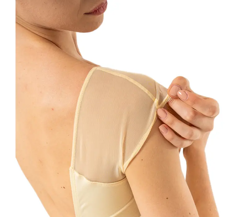 Capezio Moonsruck Cap Sleeve Leotard, női rövid hálós ujjú dressz - Világossárga - Butter Capezio Capezio Moonsruck Cap Sleeve Leotard, női rövid hálós ujjú dressz - Világossárga - Butter Capezio