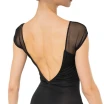 Capezio Moonsruck Cap Sleeve Leotard, női rövid hálós ujjú dressz Capezio Moonsruck Cap Sleeve Leotard, női rövid hálós ujjú dressz