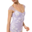 Capezio Moonsruck Cap Sleeve Leotard, női rövid hálós ujjú dressz Capezio Moonsruck Cap Sleeve Leotard, női rövid hálós ujjú dressz