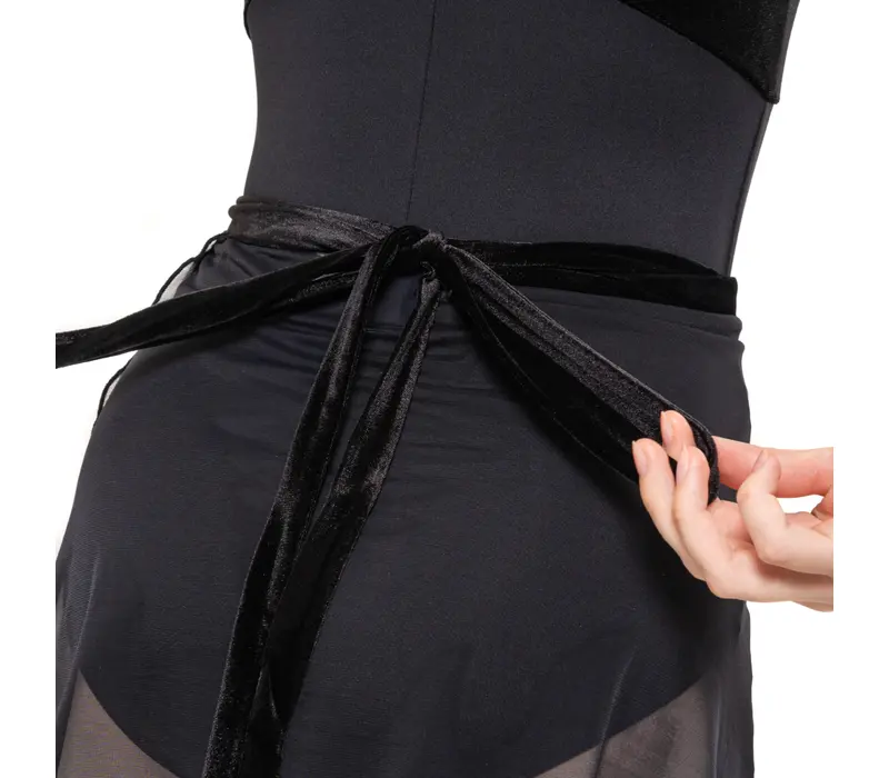 Capezio női balett szoknya - Fekete