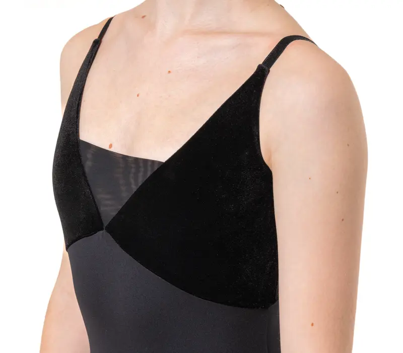 Capezio Pine Leotard, női dressz - Fekete