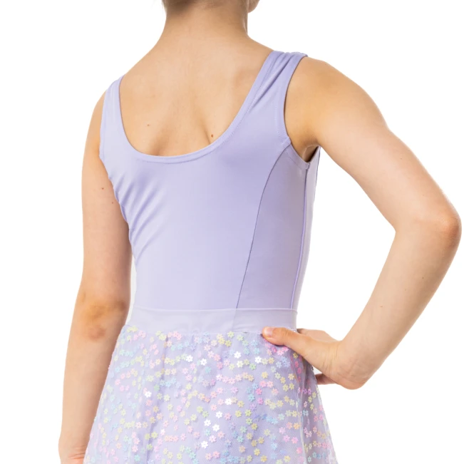 Capezio Pixie dress, dressz szoknyával lányoknak - Levendulalila