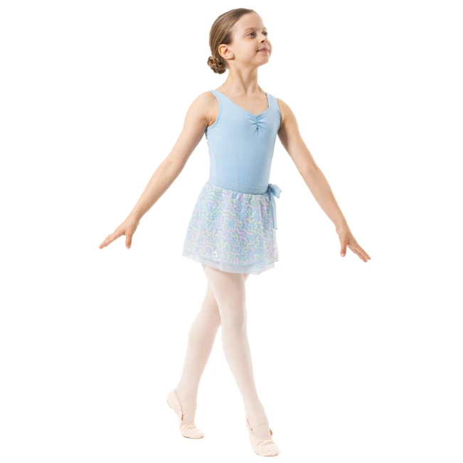 Capezio Pixie dress, dressz szoknyával lányoknak Capezio Pixie dress, dressz szoknyával lányoknak - Világoskék Capezio
