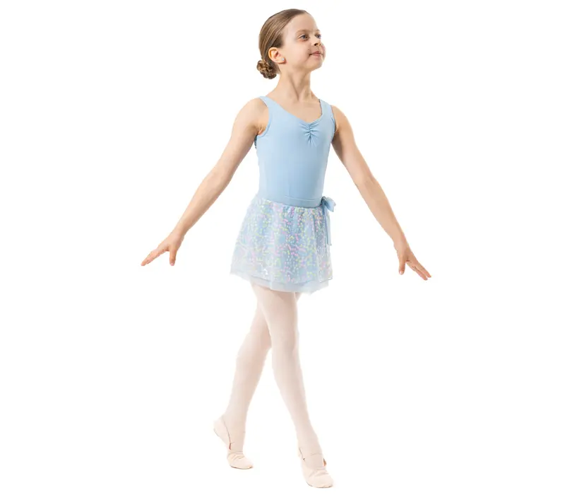 Capezio Pixie dress, dressz szoknyával lányoknak - Világoskék Capezio