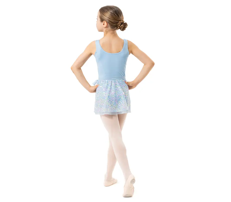 Capezio Pixie dress, dressz szoknyával lányoknak - Világoskék Capezio