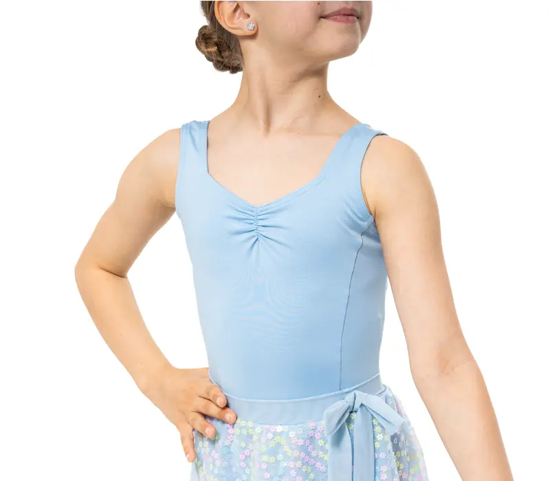 Capezio Pixie dress, dressz szoknyával lányoknak - Világoskék Capezio