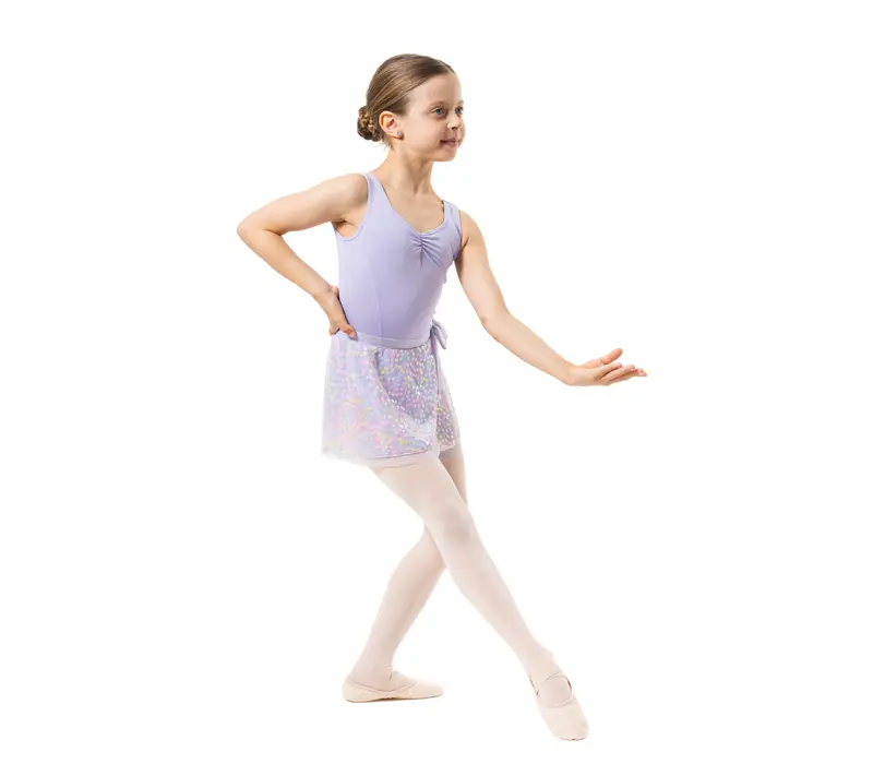 Capezio Pixie dress, dressz szoknyával lányoknak - Levendulalila