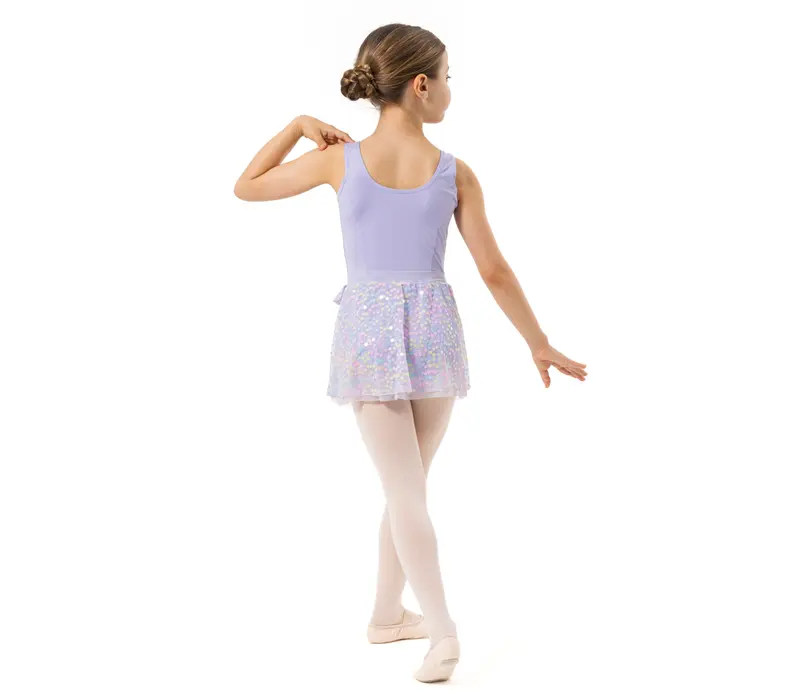 Capezio Pixie dress, dressz szoknyával lányoknak - Levendulalila