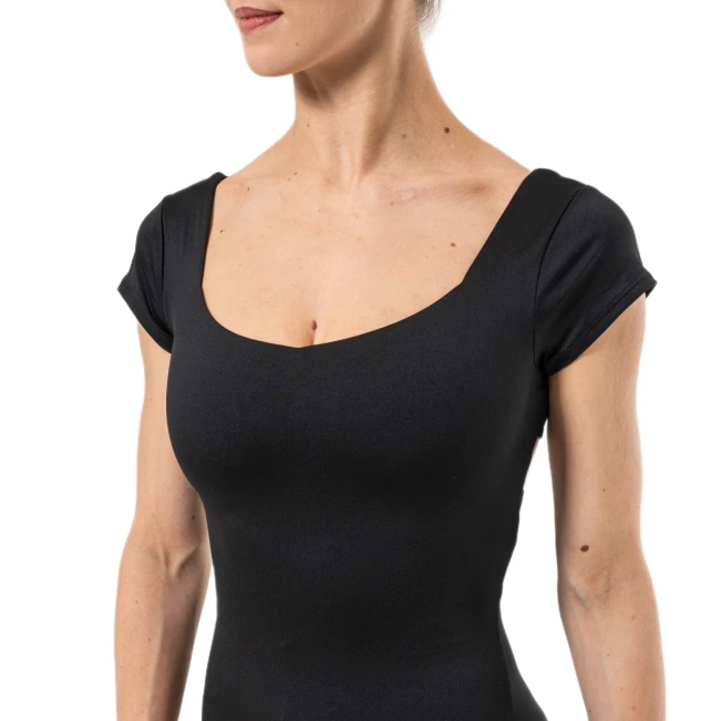 Capezio Portoro, női rövid ujjú táncdressz Capezio Portoro, női rövid ujjú táncdressz