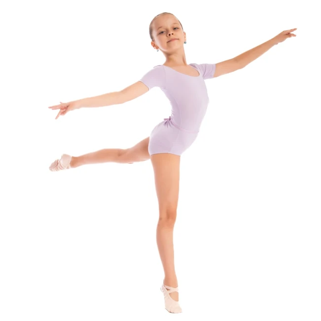 Capezio, gyerek rövid ujjú balettdressz