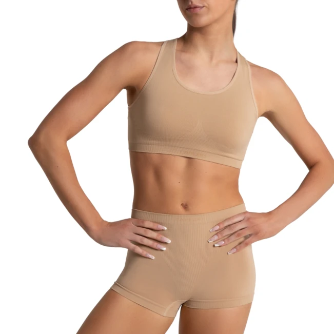 Capezio Seamless Short, női varrás nélküli rövidnadrág 