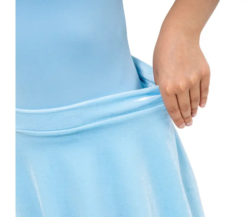 Capezio Simone skirt, balet szoknya lányoknak - Világoskék Capezio