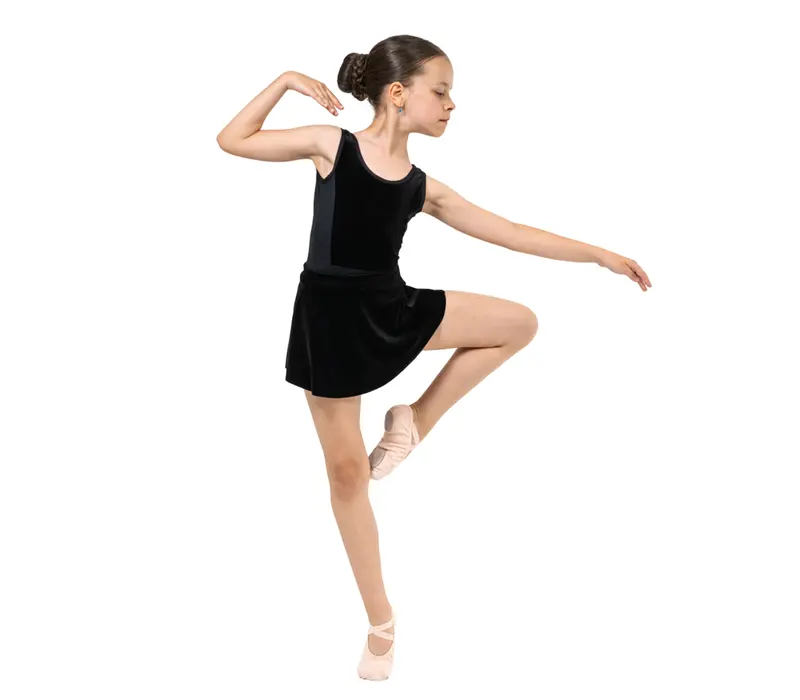 Capezio Simone skirt, balet szoknya lányoknak - Fekete