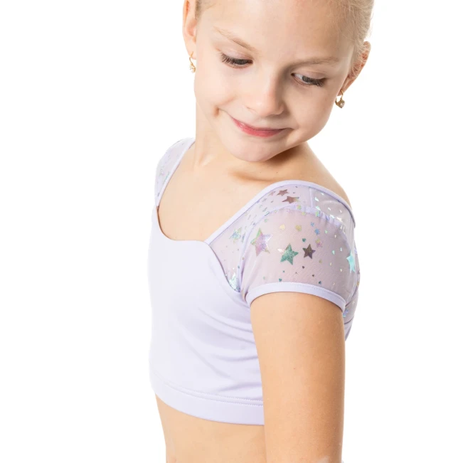 Capezio Star Cosmic Bra Top, crop top lányoknak Capezio Star Cosmic Bra Top, crop top lányoknak