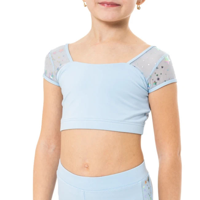 Capezio Star Cosmic Bra Top, crop top lányoknak Capezio Star Cosmic Bra Top, crop top lányoknak