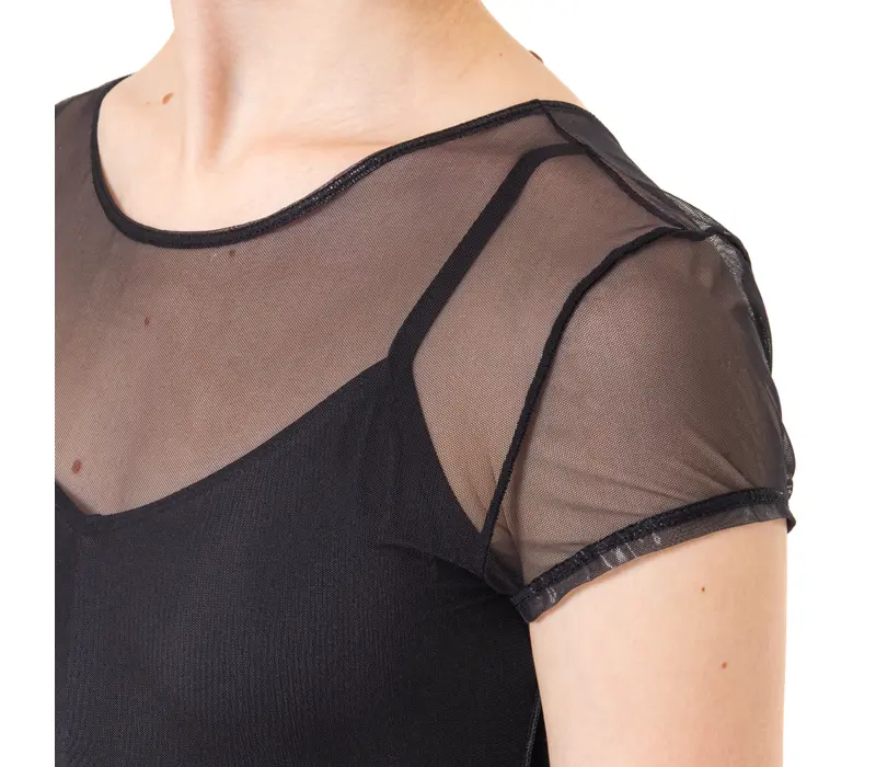 Capezio Sundown Leotard, női dressz - Fekete
