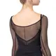 Capezio Dusk Mesh, hosszú ujjú női felső