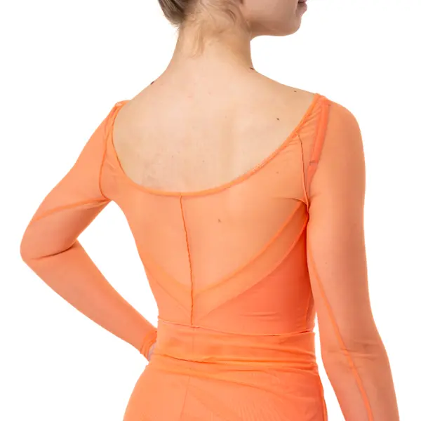 Capezio Dusk Mesh, hosszú ujjú női felső