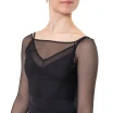Capezio Dusk Mesh, hosszú ujjú női felső - Fekete Capezio Dusk Mesh, hosszú ujjú női felső - Fekete