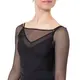 Capezio Dusk Mesh, hosszú ujjú női felső