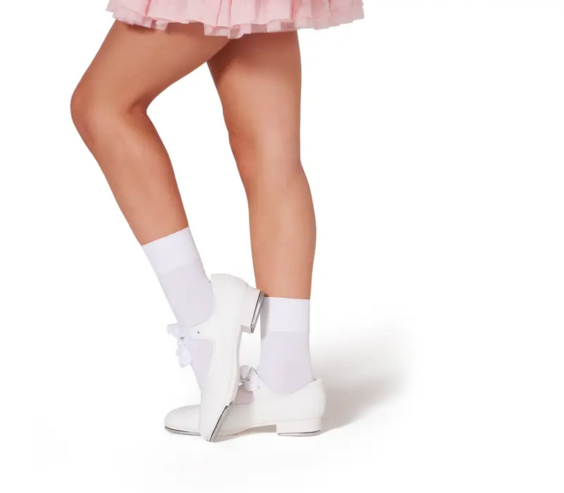Capezio Tight Sock, gyerek zokni - Fehér