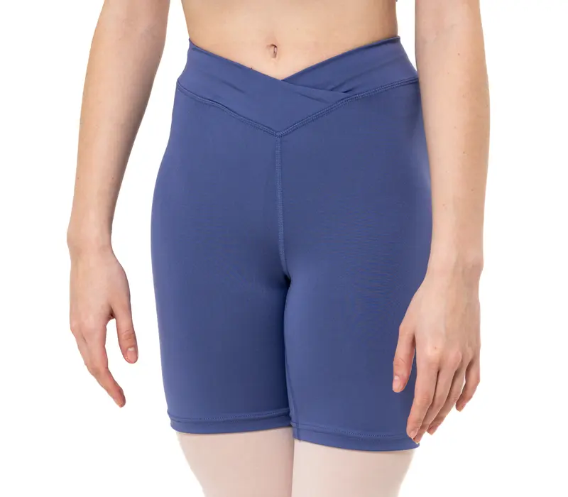 Capezio C'est La Vie Enchante Bike Short, női rövidnadrág - Kék - storm blue
