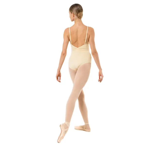 Capezio Wistful Camisole Leotard, finom redőzött női dressz