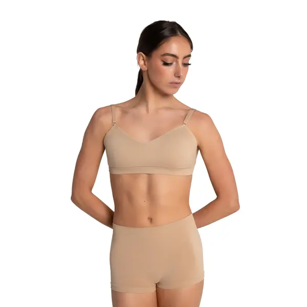 Capezio Seamless sweetheart bandeau bra, női melltartó