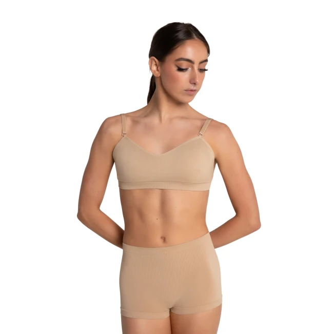 Capezio Seamless sweetheart bandeau bra, női melltartó