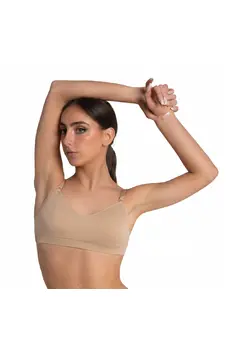 Capezio Seamless sweetheart bandeau bra, női melltartó