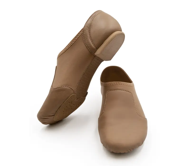 Capezio Glove jazz shoe, női jazz cipő ergonomikus kialakítással - Karamellbarna Capezio