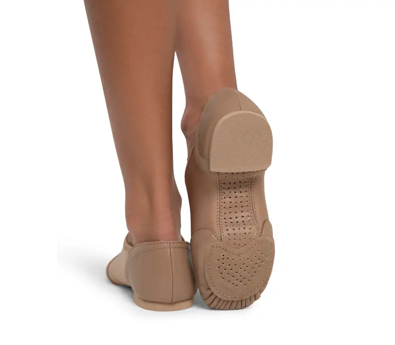 Capezio Glove jazz shoe, női jazz cipő ergonomikus kialakítással - Karamellbarna Capezio