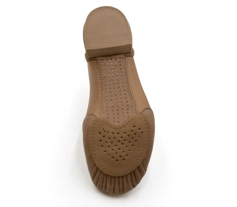 Capezio Glove jazz shoe, női jazz cipő ergonomikus kialakítással - Karamellbarna Capezio
